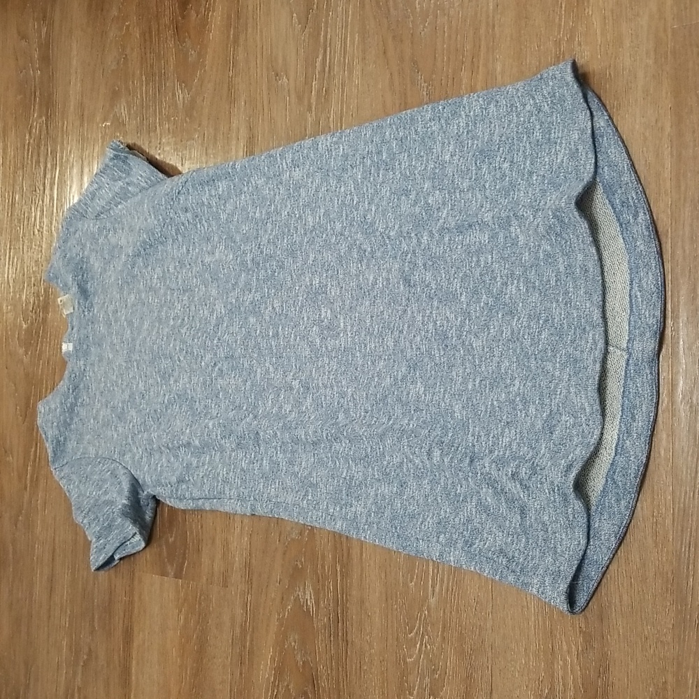 (L) OhConcept Collection Heathered T-Shirt Dress Casual Loungewear Weekend